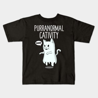 Purranormal Cativity Kids T-Shirt